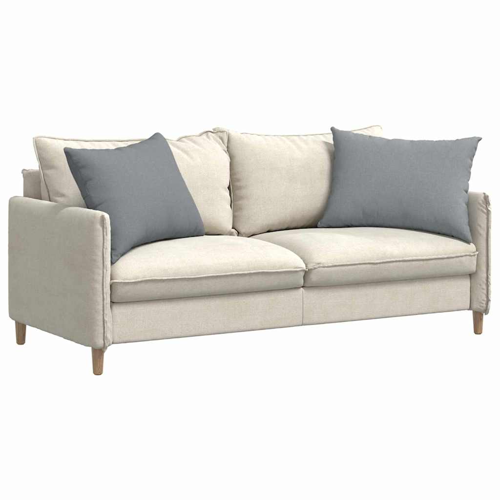 vidaXL Sofakissen 2 pcs Hellgrau 70 x 50 cm Stoff