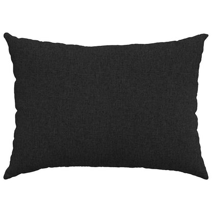 vidaXL Sofakissen 2 pcs Schwarz 70 x 50 cm Stoff