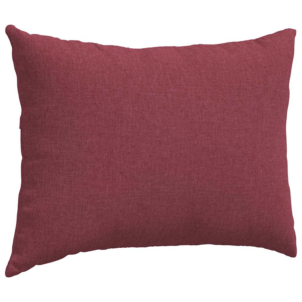 vidaXL Sofakissen 2 pcs Weinrot 70 x 50 cm Stoff