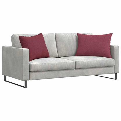 vidaXL Sofakissen 2 pcs Weinrot 70 x 50 cm Stoff