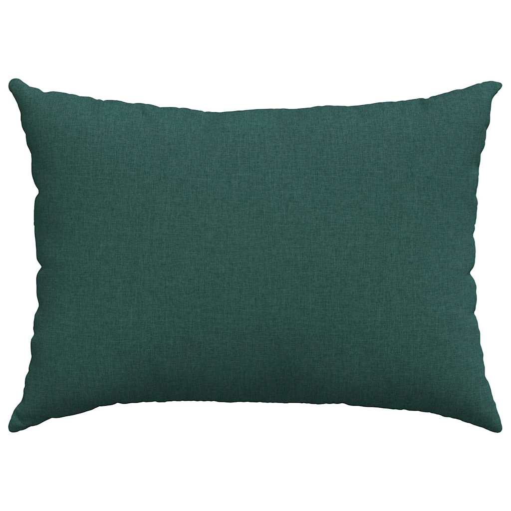 vidaXL Sofakissen 2 pcs Dunkelgrün 70 x 50 cm Stoff