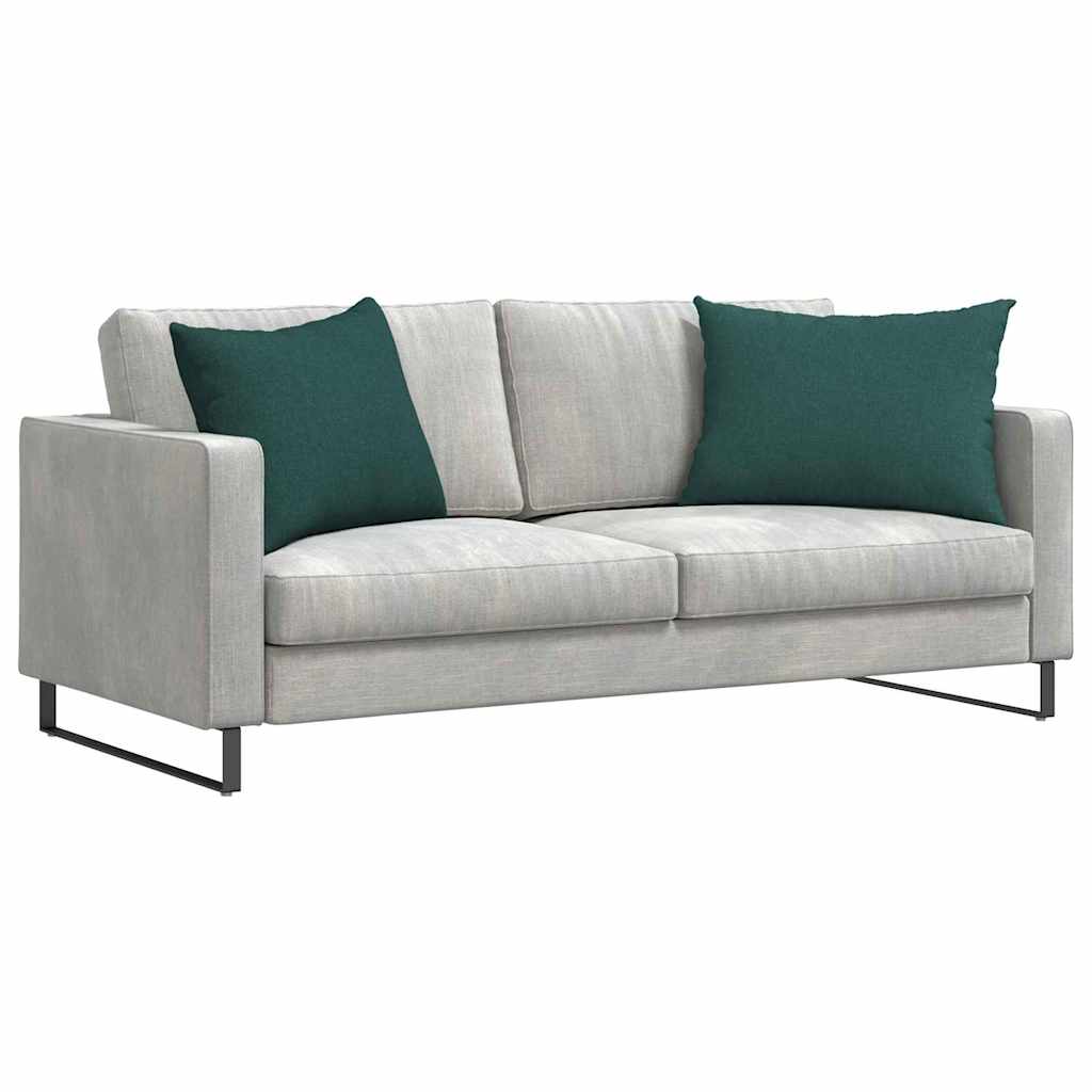 vidaXL Sofakissen 2 pcs Dunkelgrün 70 x 50 cm Stoff