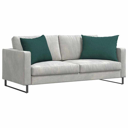 vidaXL Sofakissen 2 pcs Dunkelgrün 70 x 50 cm Stoff
