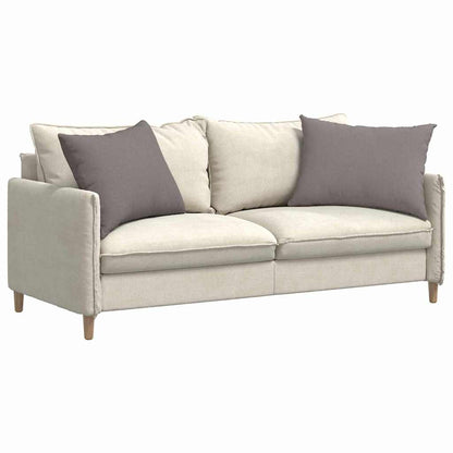 vidaXL Sofakissen 2 pcs Taupe 70 x 50 cm Stoff