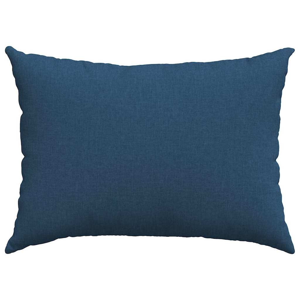 vidaXL Sofakissen 2 pcs Blau 70 x 50 cm Stoff