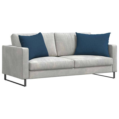 vidaXL Sofakissen 2 pcs Blau 70 x 50 cm Stoff