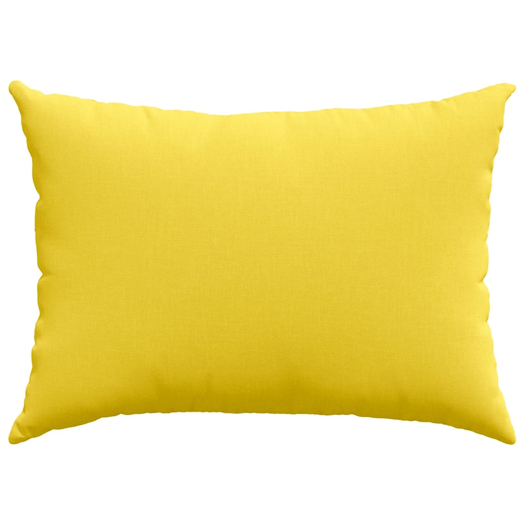 vidaXL Sofakissen 2 pcs Helles Gelb 70 x 50 cm Stoff