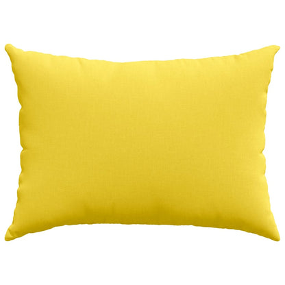 vidaXL Sofakissen 2 pcs Helles Gelb 70 x 50 cm Stoff