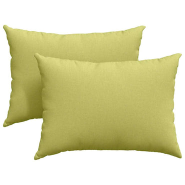 vidaXL Sofakissen 2 pcs Hellgrün 70 x 50 cm Stoff