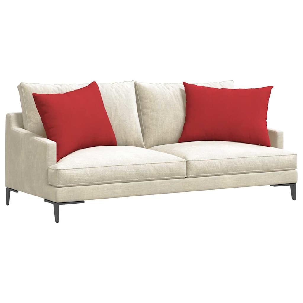 vidaXL Sofakissen 2 pcs Rot 70 x 50 cm Stoff