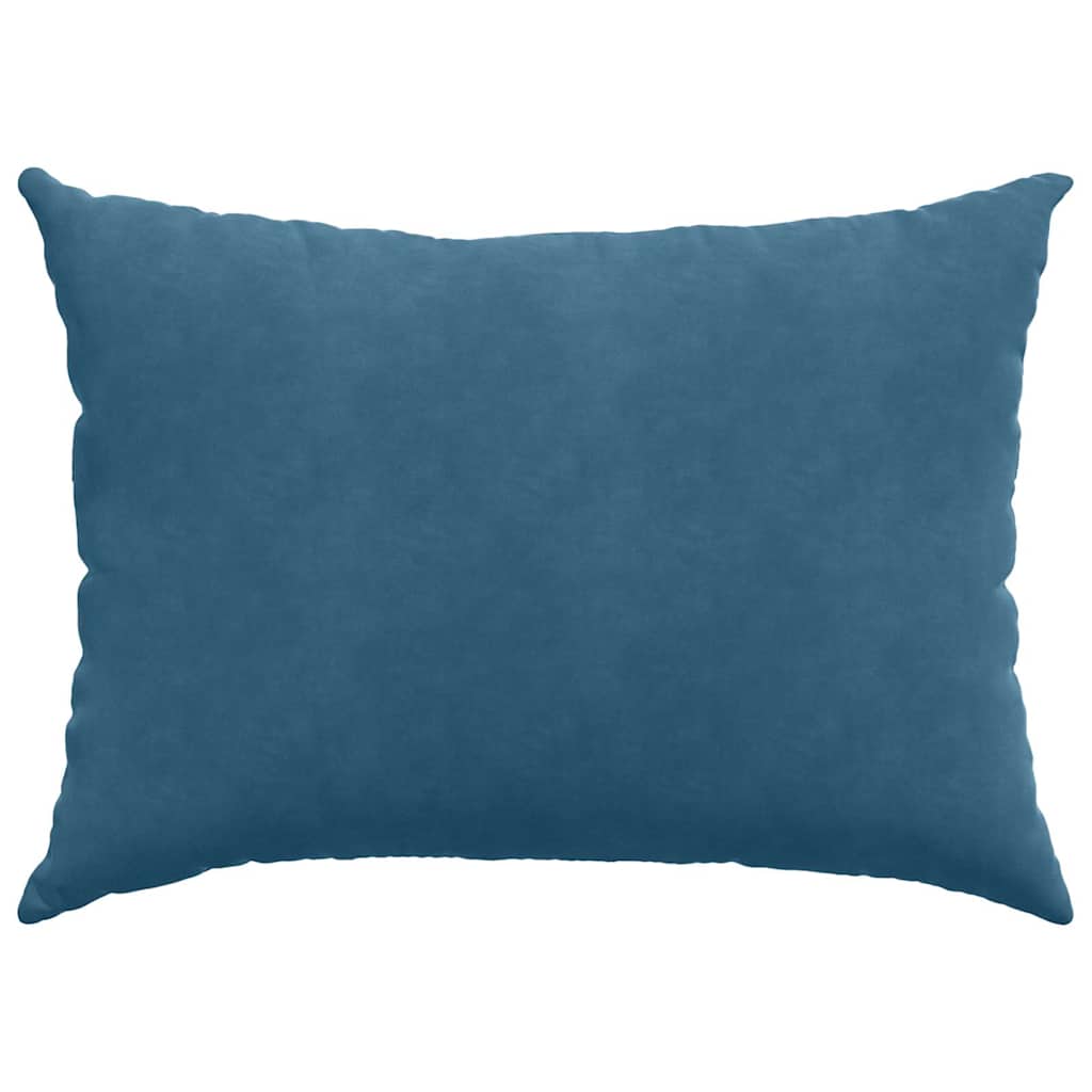 Sofakissen 2 Stück Blau 70 x 50 cm Cordstoff