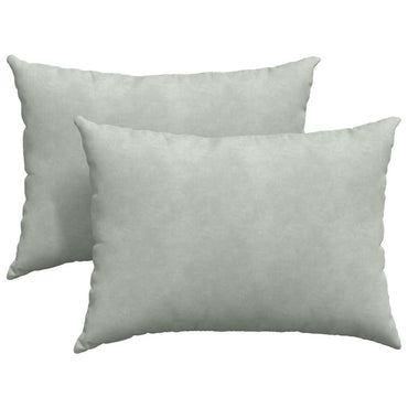 vidaXL Sofakissen 2 Stück Hellgrau 70 x 50 cm Cordstoff