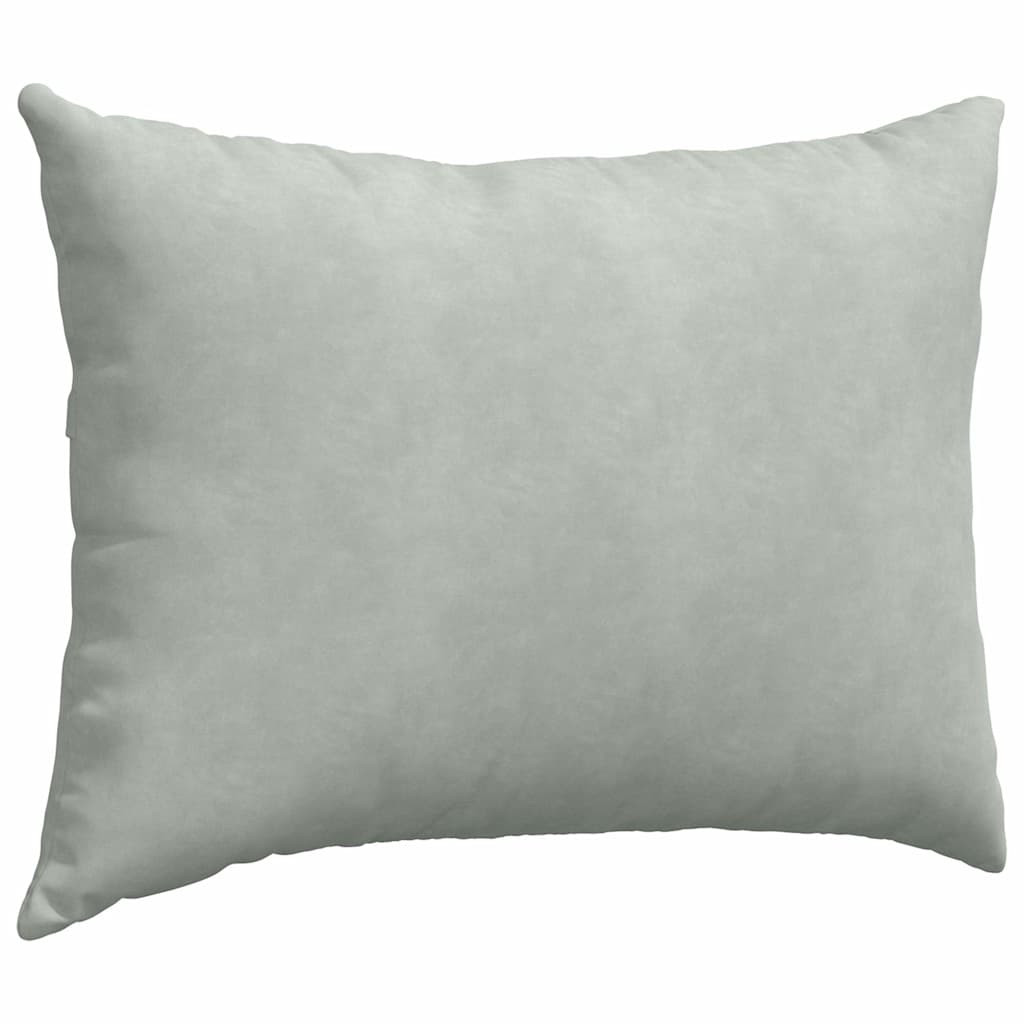 vidaXL Sofakissen 2 Stück Hellgrau 70 x 50 cm Cordstoff