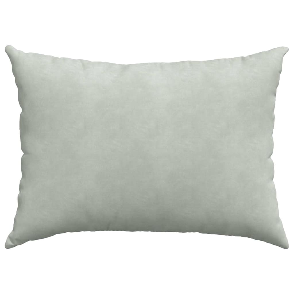 vidaXL Sofakissen 2 Stück Hellgrau 70 x 50 cm Cordstoff