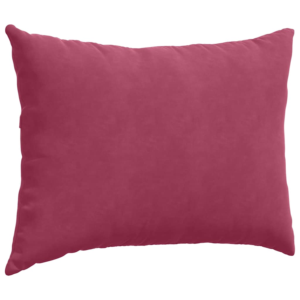vidaXL Sofakissen 2 Stück Weinrot 70 x 50 cm Cordstoff