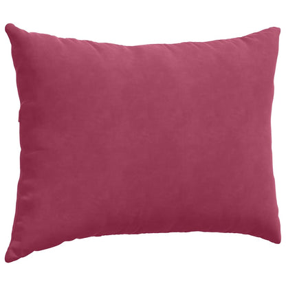 vidaXL Sofakissen 2 Stück Weinrot 70 x 50 cm Cordstoff