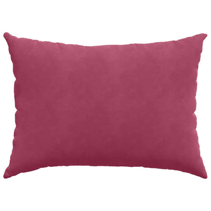 vidaXL Sofakissen 2 Stück Weinrot 70 x 50 cm Cordstoff