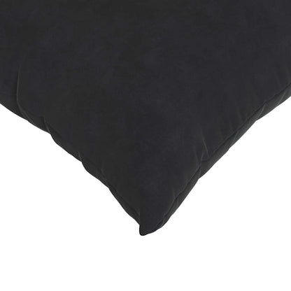 vidaXL Sofakissen 2 Stück Schwarz 70 x 50 cm Cordstoff