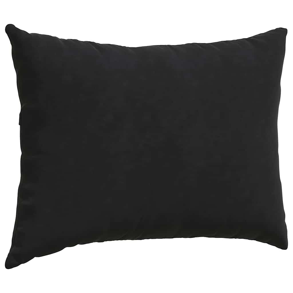 vidaXL Sofakissen 2 Stück Schwarz 70 x 50 cm Cordstoff