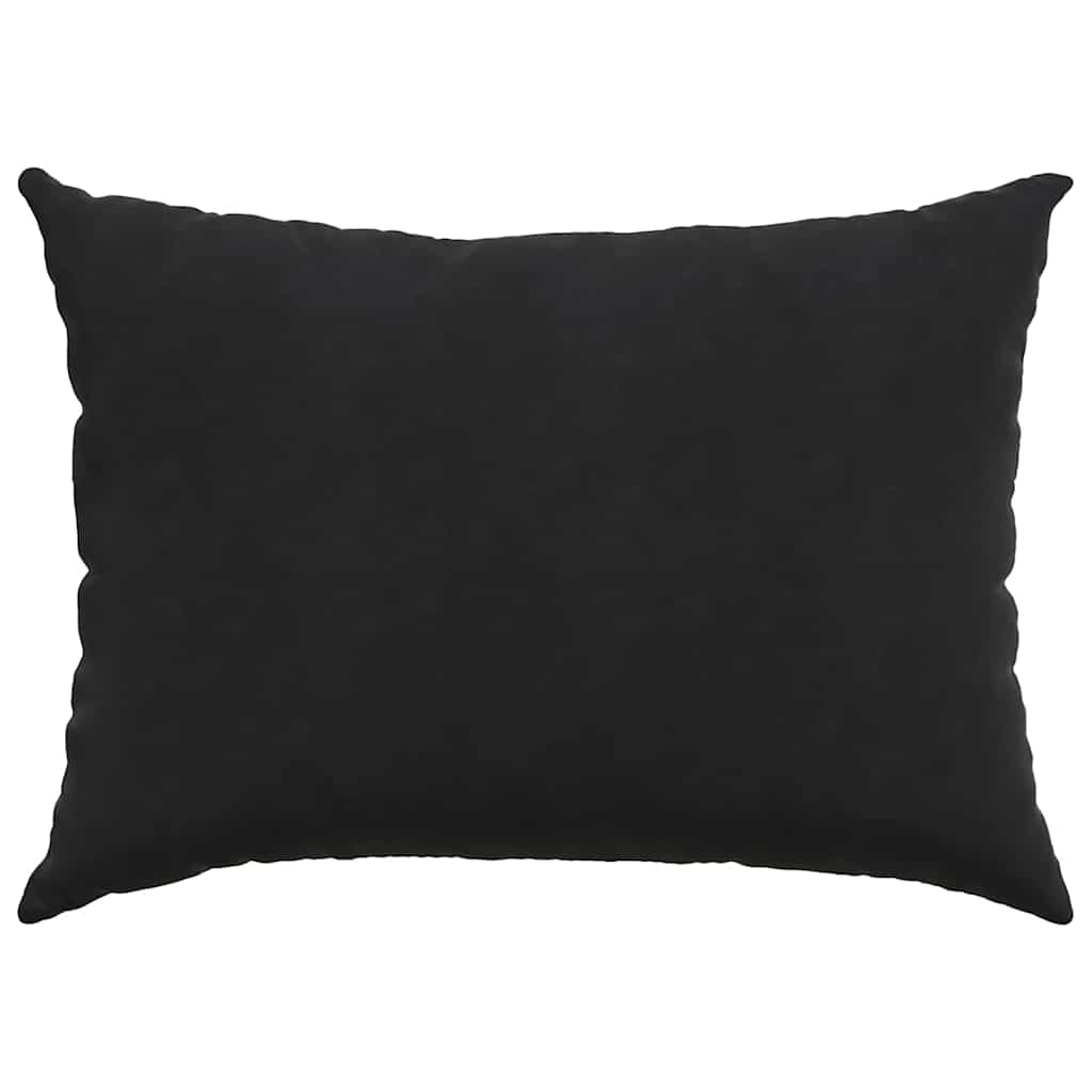 vidaXL Sofakissen 2 Stück Schwarz 70 x 50 cm Cordstoff
