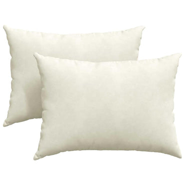 vidaXL Sofakissen 2 Stück Creme 70 x 50 cm Cordstoff