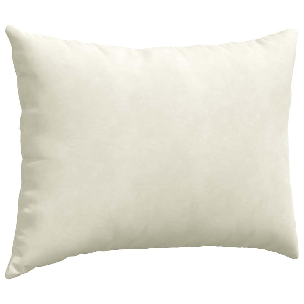 Sofakissen 2 Stück Creme 70 x 50 cm Cordstoff