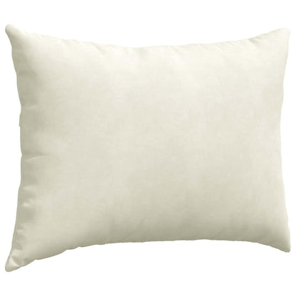 Sofakissen 2 Stück Creme 70 x 50 cm Cordstoff