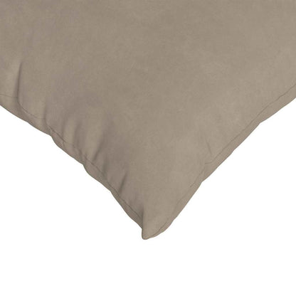 vidaXL Sofakissen 2 Stück Taupe 70 x 50 cm Stoff
