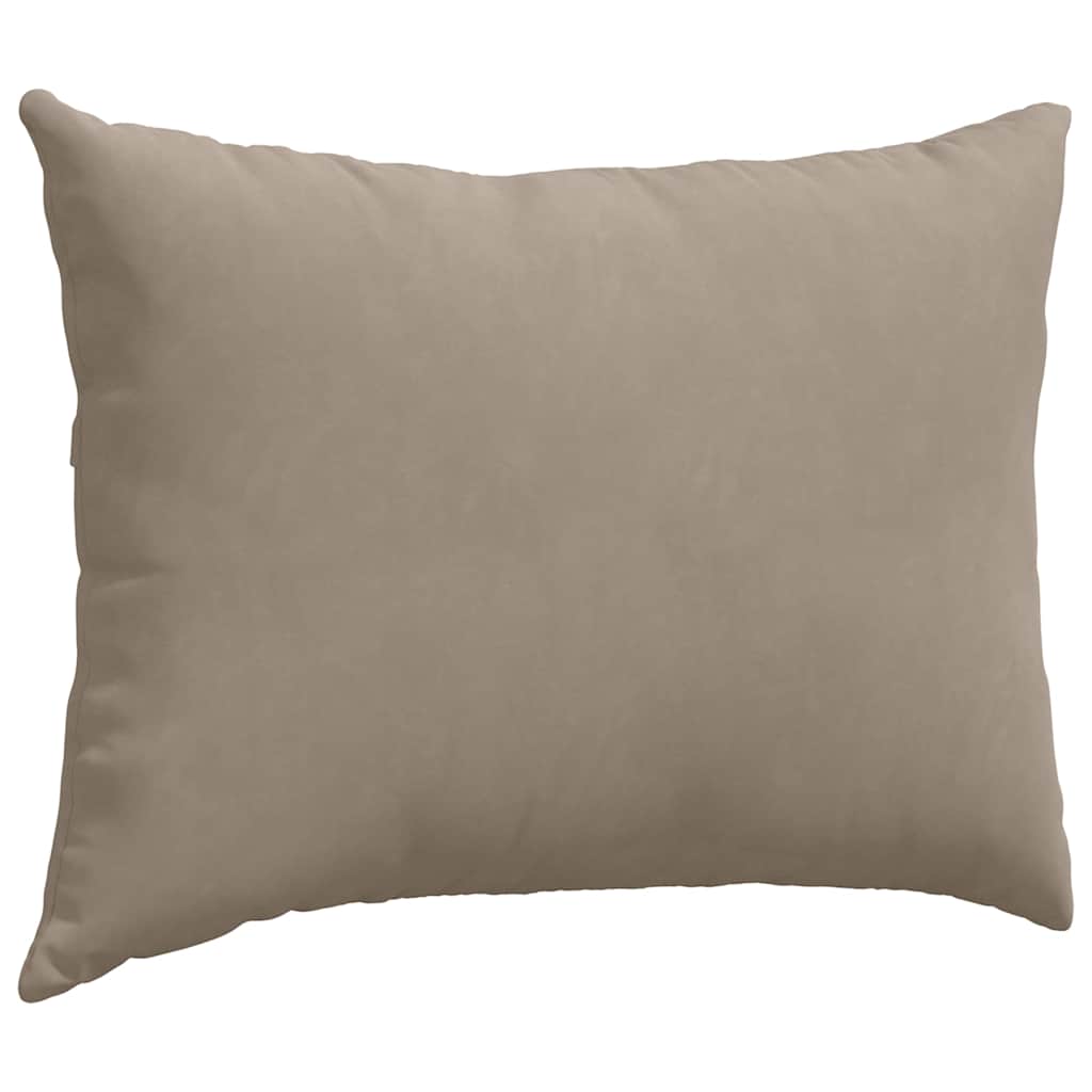 vidaXL Sofakissen 2 Stück Taupe 70 x 50 cm Stoff