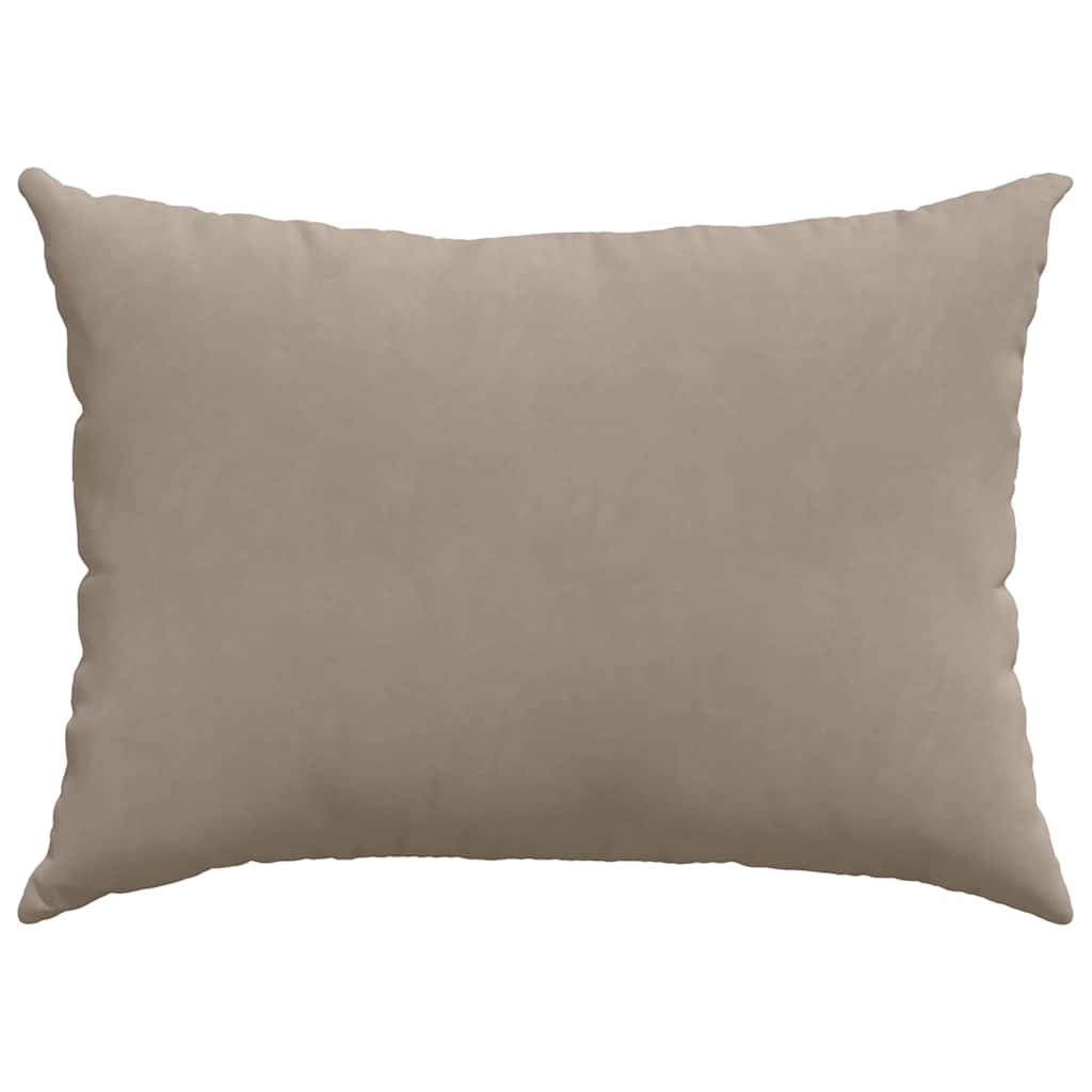vidaXL Sofakissen 2 Stück Taupe 70 x 50 cm Stoff