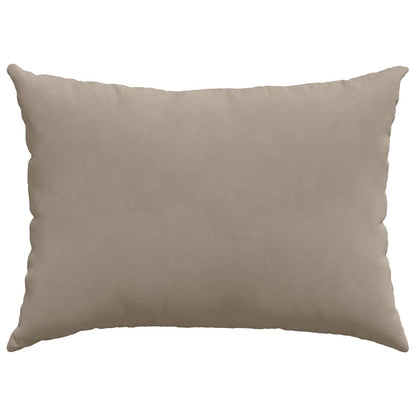 vidaXL Sofakissen 2 Stück Taupe 70 x 50 cm Stoff
