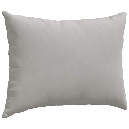 Sofakissen 2 Stück Hellgrau 70 x 50 cm Stoff