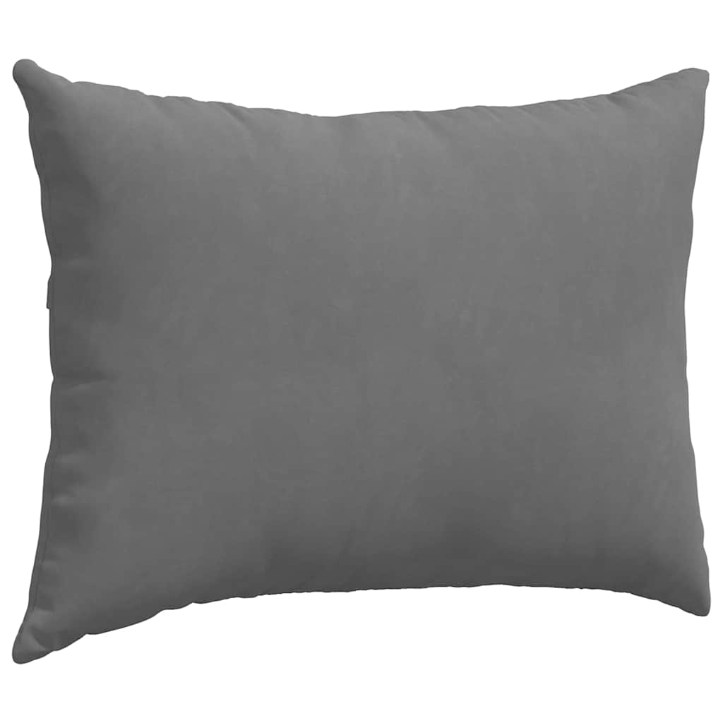 vidaXL Sofakissen 2 Stück Dunkelgrau 70 x 50 cm Stoff