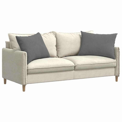vidaXL Sofakissen 2 Stück Dunkelgrau 70 x 50 cm Stoff