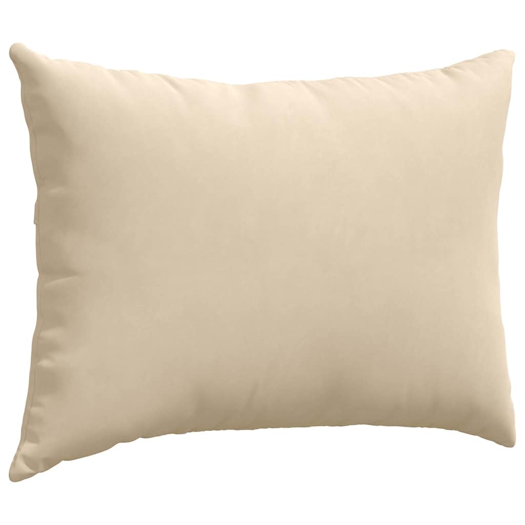 vidaXL Sofakissen 2 Stück Creme 70 x 50 cm Stoff