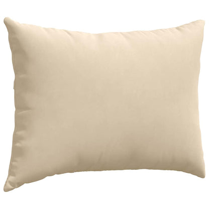 vidaXL Sofakissen 2 Stück Creme 70 x 50 cm Stoff