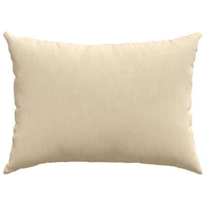 vidaXL Sofakissen 2 Stück Creme 70 x 50 cm Stoff
