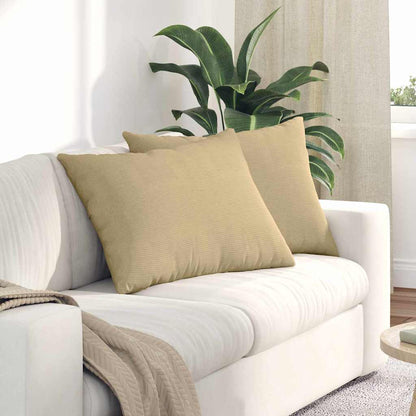 vidaXL Sofakissen 2 Stück Grau-Grün 70 x 50 cm Cordstoff
