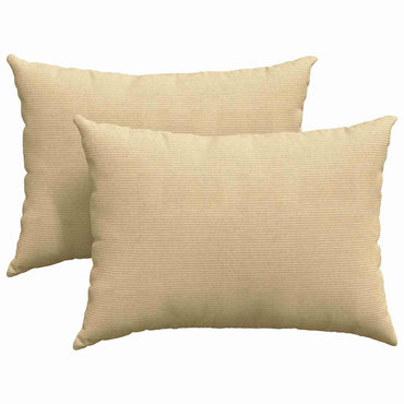 vidaXL Sofakissen 2 Stück Grau-Grün 70 x 50 cm Cordstoff