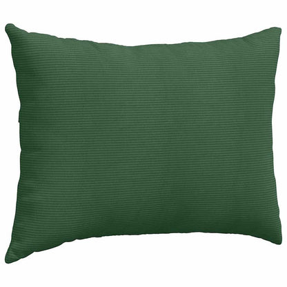 vidaXL Sofakissen 2 Stück Dunkelgrün 70 x 50 cm Cordstoff