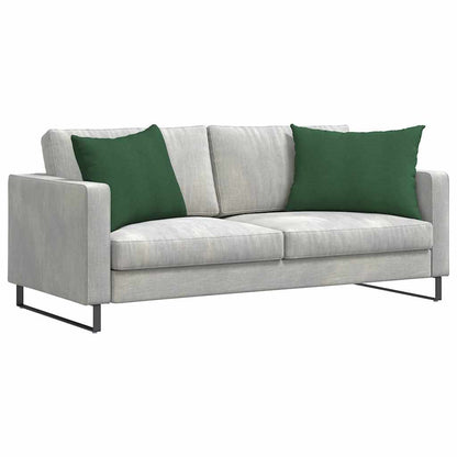 vidaXL Sofakissen 2 Stück Dunkelgrün 70 x 50 cm Cordstoff