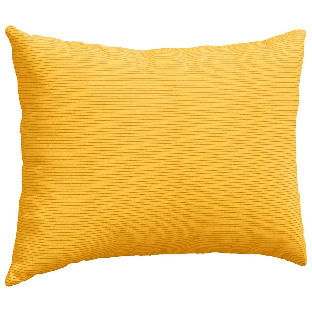 vidaXL Sofakissen 2 Stück Helles Gelb 70 x 50 cm Cordstoff