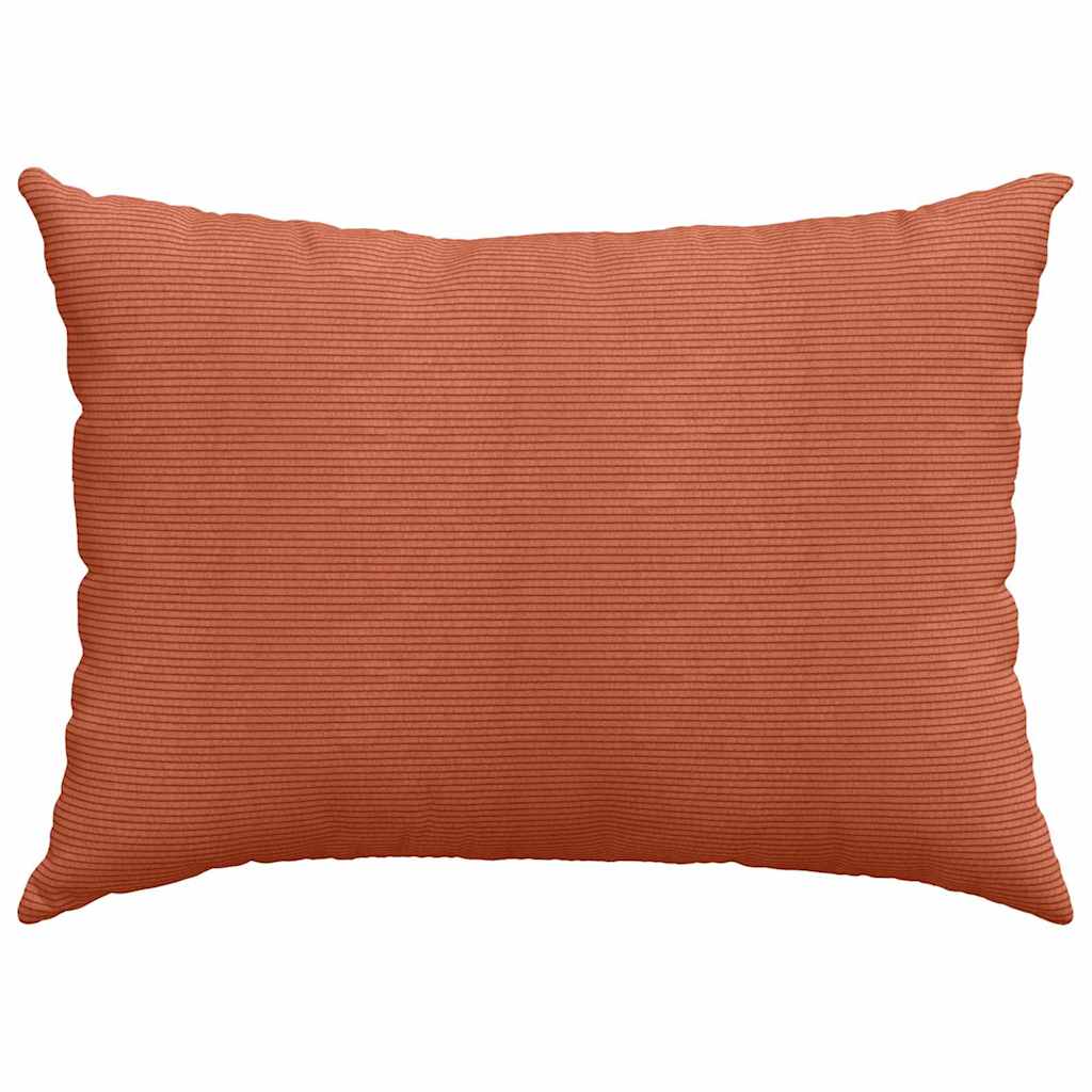 vidaXL Sofakissen 2 Stück Rot-Orange 70 x 50 cm Cordstoff