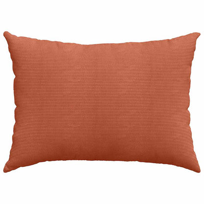 vidaXL Sofakissen 2 Stück Rot-Orange 70 x 50 cm Cordstoff