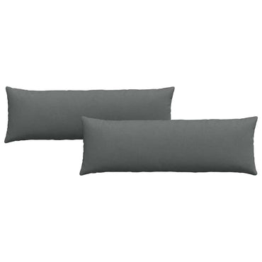 vidaXL Sofakissen 2 pcs Dunkelgrau 120 x 40 cm Stoff