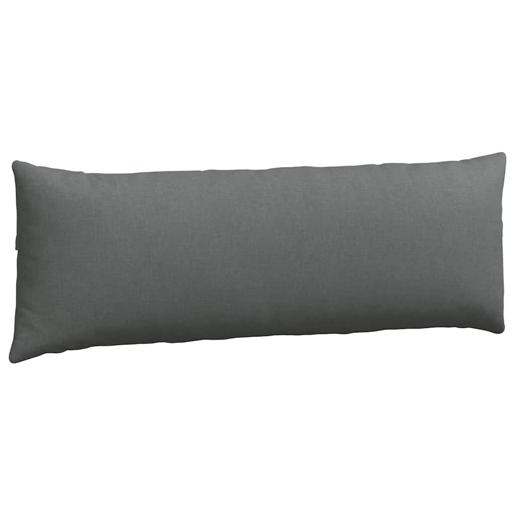vidaXL Sofakissen 2 pcs Dunkelgrau 120 x 40 cm Stoff
