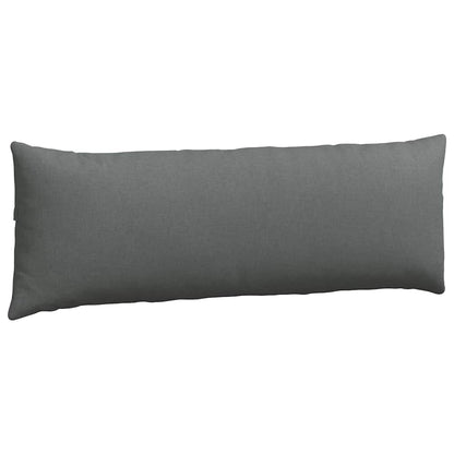 vidaXL Sofakissen 2 pcs Dunkelgrau 120 x 40 cm Stoff