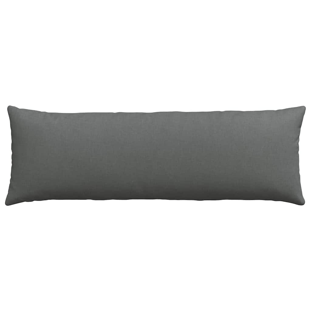 vidaXL Sofakissen 2 pcs Dunkelgrau 120 x 40 cm Stoff