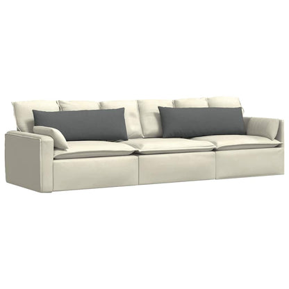 vidaXL Sofakissen 2 pcs Dunkelgrau 120 x 40 cm Stoff