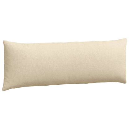 vidaXL Sofakissen 2 pcs Creme 120 x 40 cm Stoff